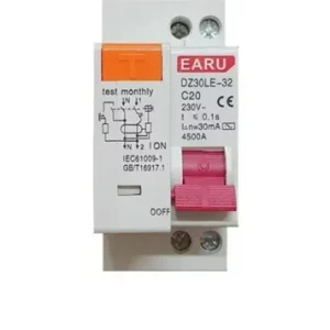 Disjuntor DR earu bipolar C6 230V DZ30LE-32